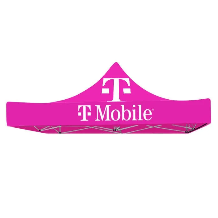 10ft x 10ft Pop Up Tent Canopy Top - T-Mobile - Pink