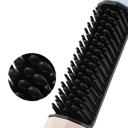 2 in 1  Wireless USB Straightening Brush