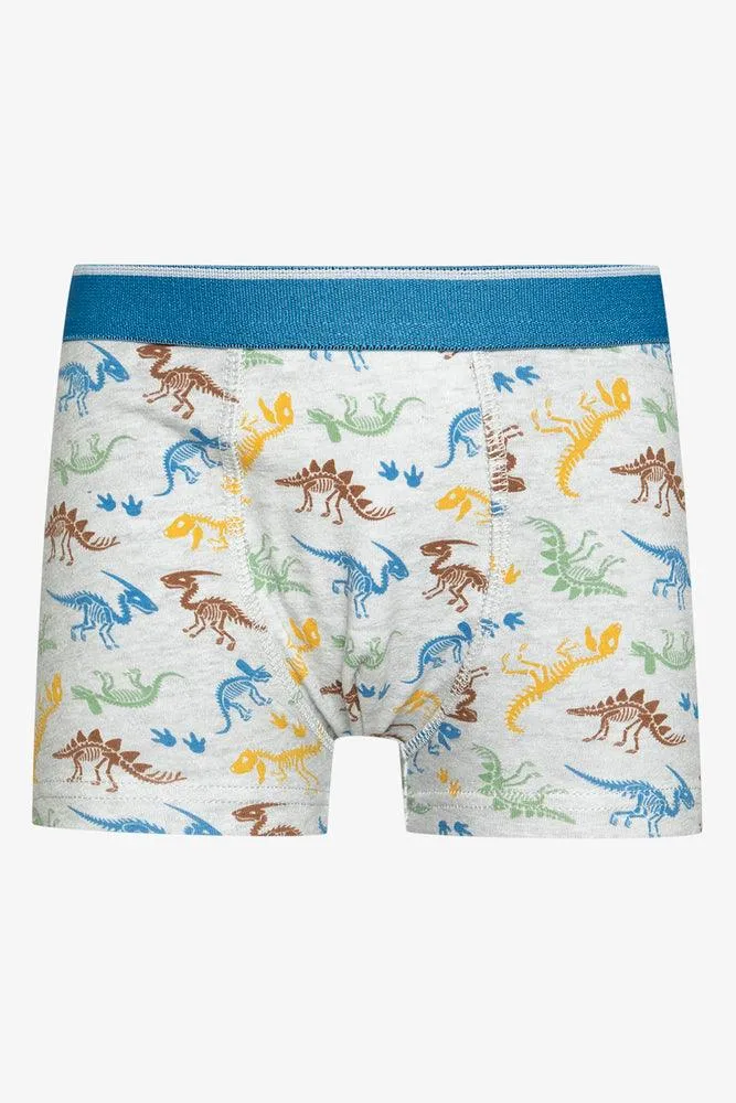 3 Pack Dino Boxers Yellow & Blue