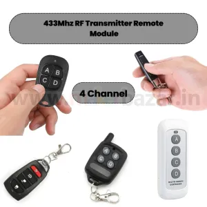 433Mhz 4-Channel RF Transmitter Remote Module