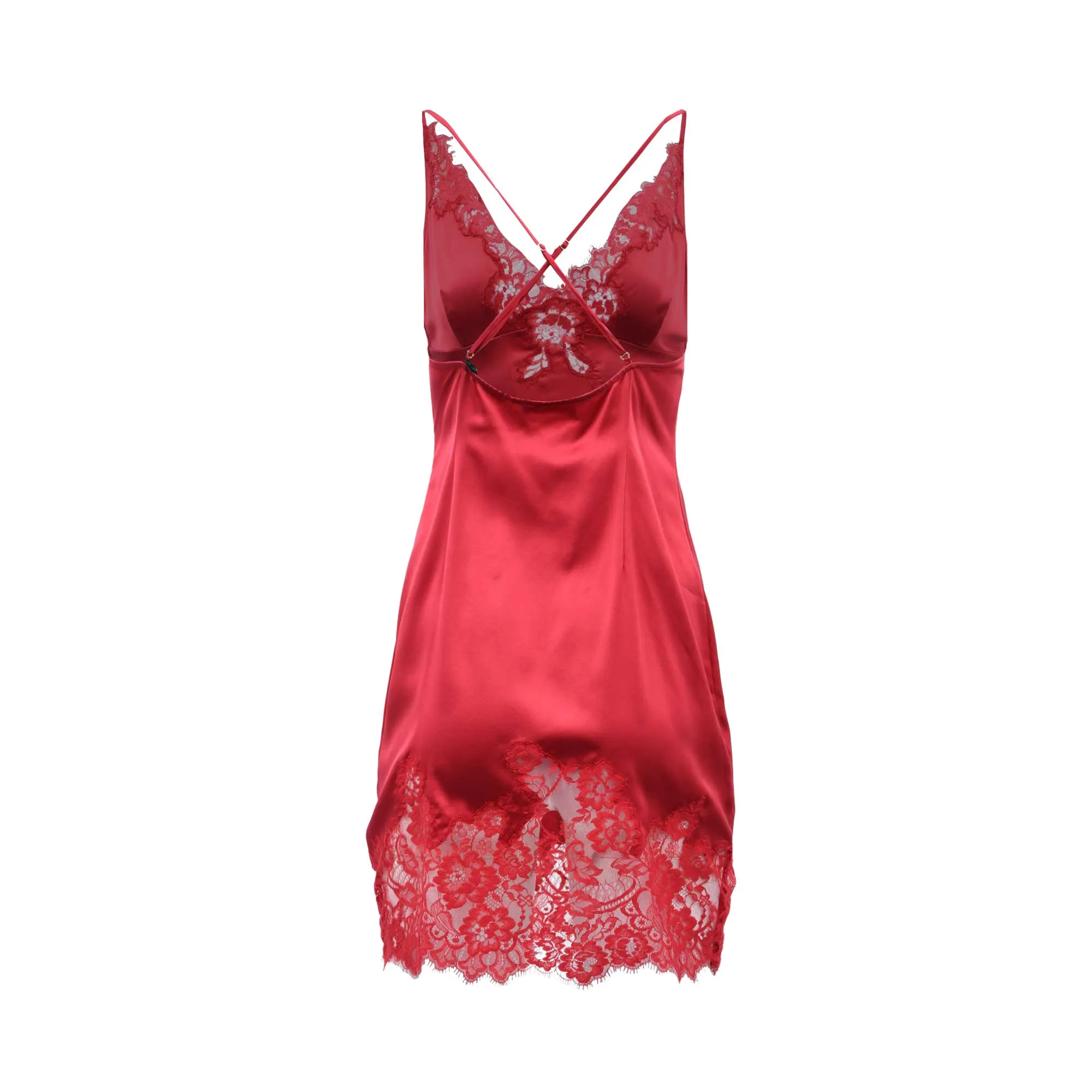 Agent Provocateur Women's Slip Red EMMALINE Nightwear