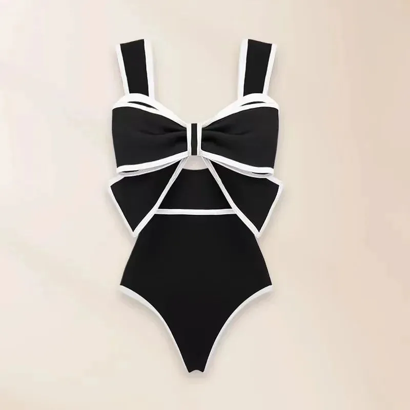 Années 70 Ensemble Maillot de Bain Jupe St Tropez