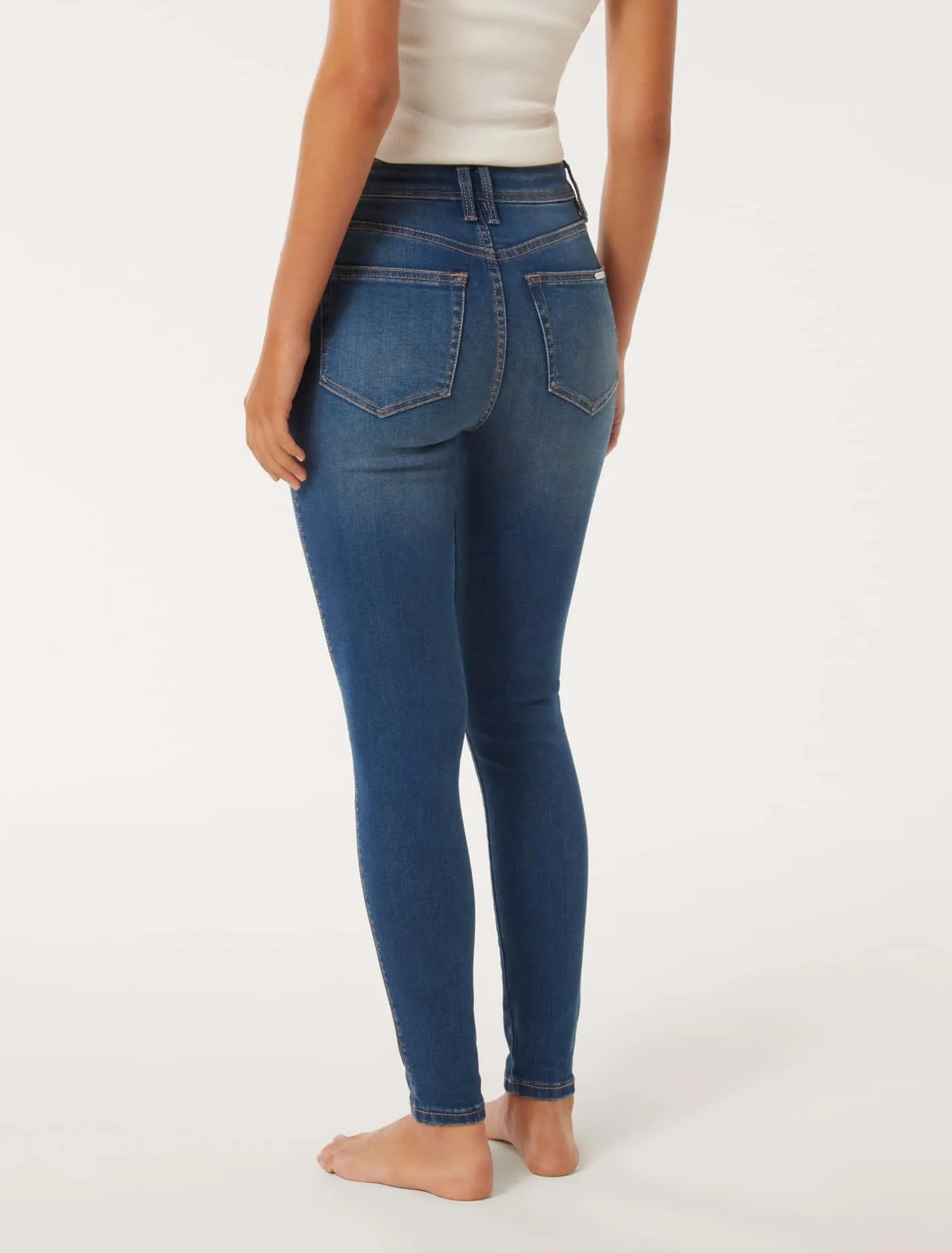 Ashley Mid-Rise Skinny Jeans