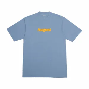 August Puff Logo T-Shirt (Clear Blue)