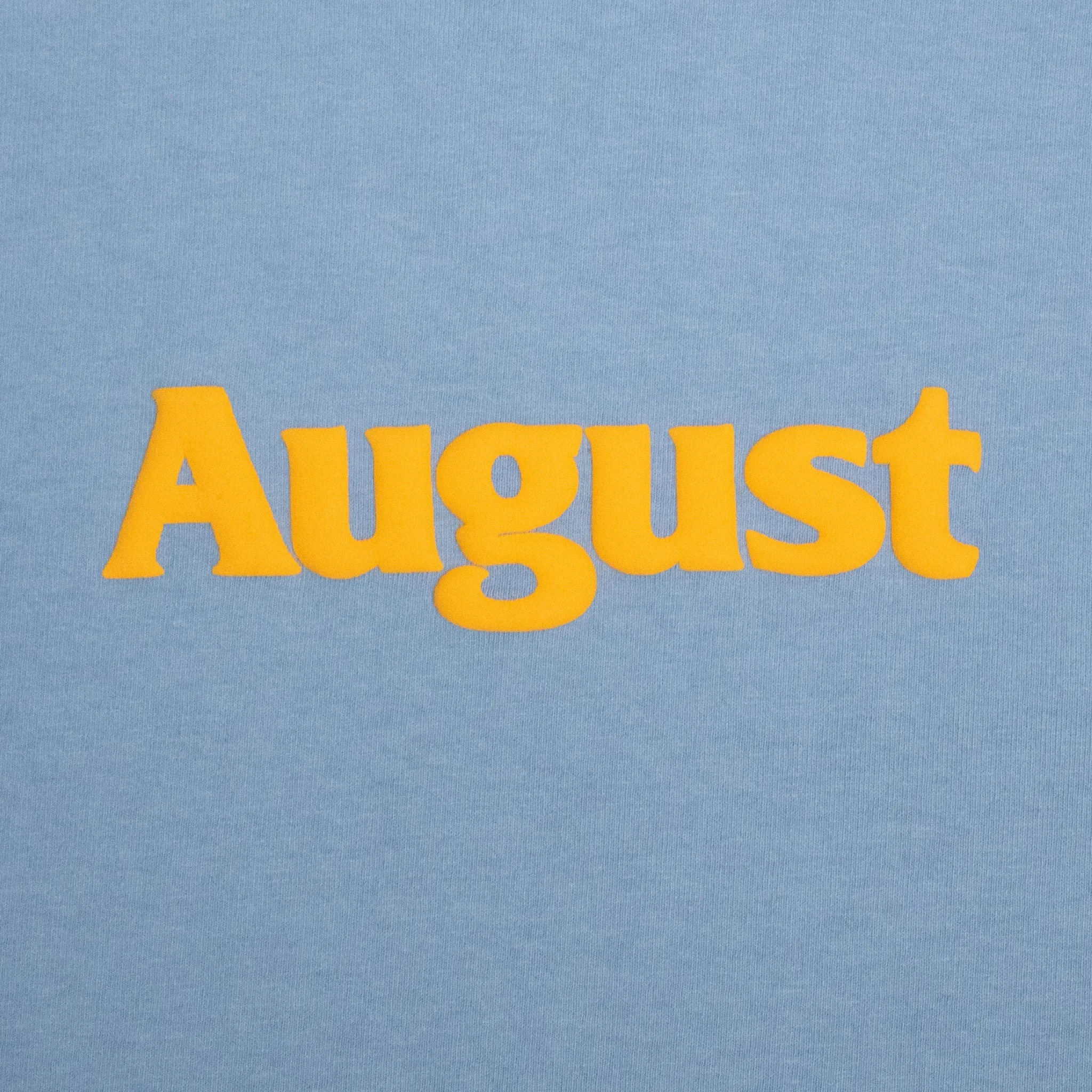 August Puff Logo T-Shirt (Clear Blue)