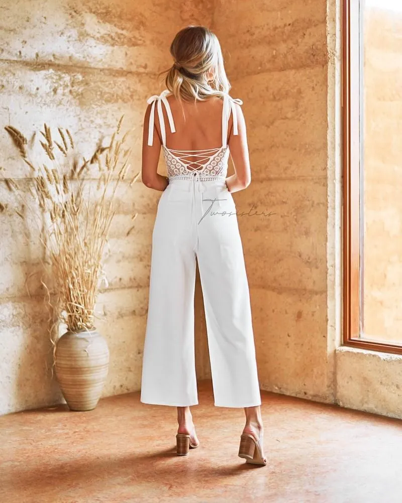 Beryl Jumpsuit - White