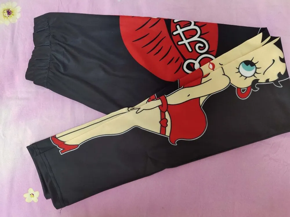 Betty Boop Two Piece Set Tracksuit