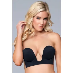 Black Deep V Bra