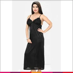 Black Nighty - FL-536 - Flourish 2 Piece Nightwear