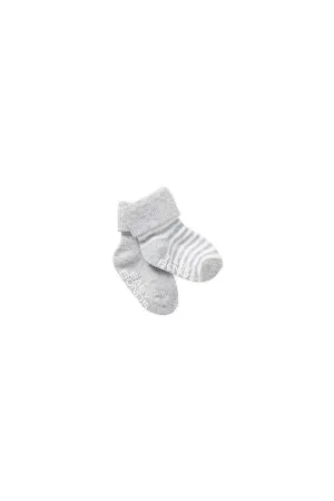 Bonds Baby Classics Cuff 2 Pack - New Grey Marle