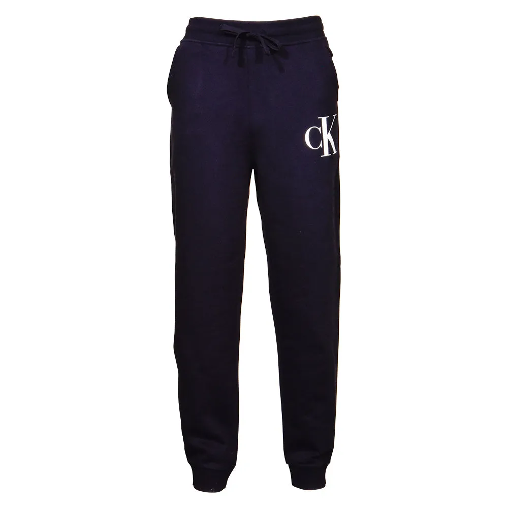 Calvin Klein Men's Monogram Fleece Jogger Black Beauty 40JM836 001