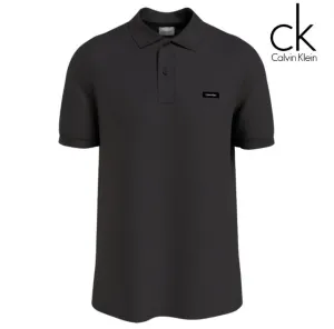 Calvin Klein Smooth Cotton Black Polo Black