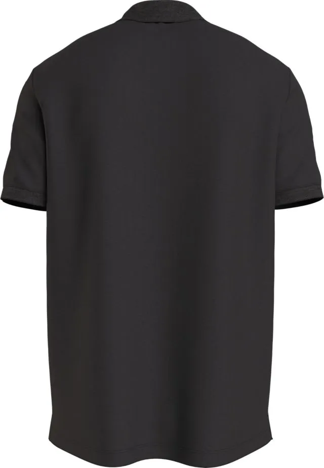 Calvin Klein Smooth Cotton Black Polo Black