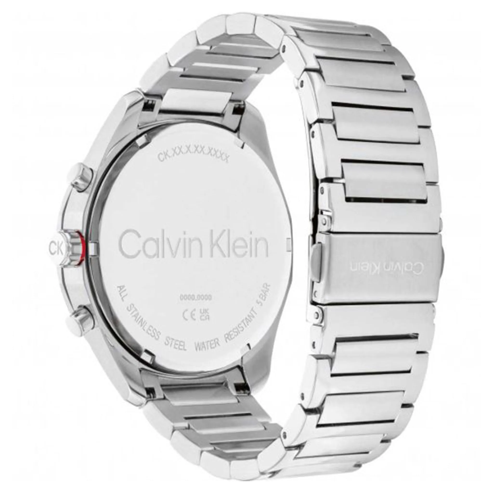 Calvin Klein Stainless Steel Grey Dial Chronograph Men's Watch - 25200264