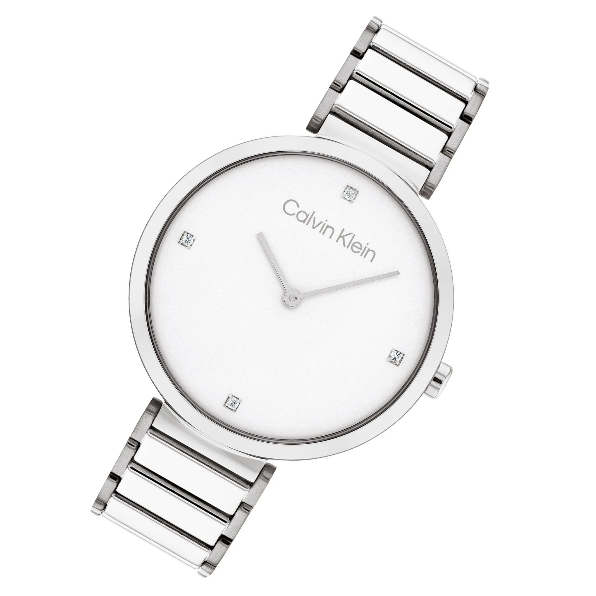 Calvin Klein Stainless Steel Silver Dial Women's Watch - 25200137