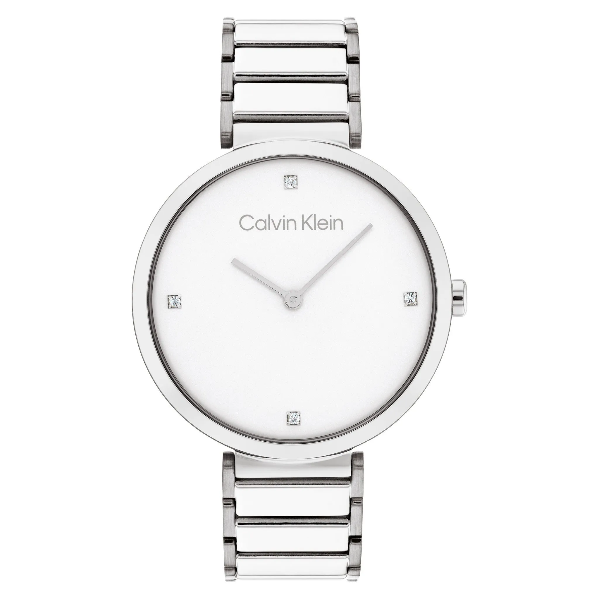 Calvin Klein Stainless Steel Silver Dial Women's Watch - 25200137