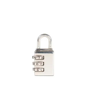 Cameron Studio Combination Padlock Pendant - 925 Sterling Silver