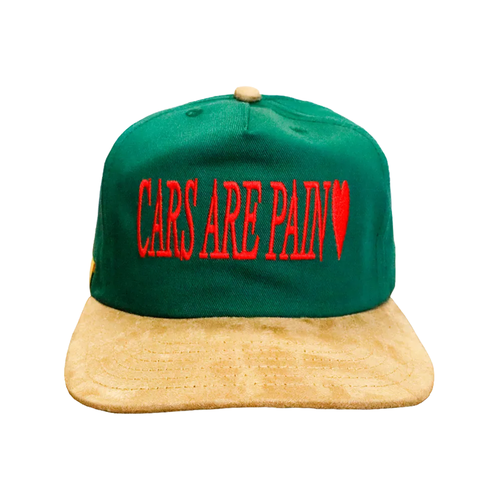 Cars Are Pain Vegan Suede Hat