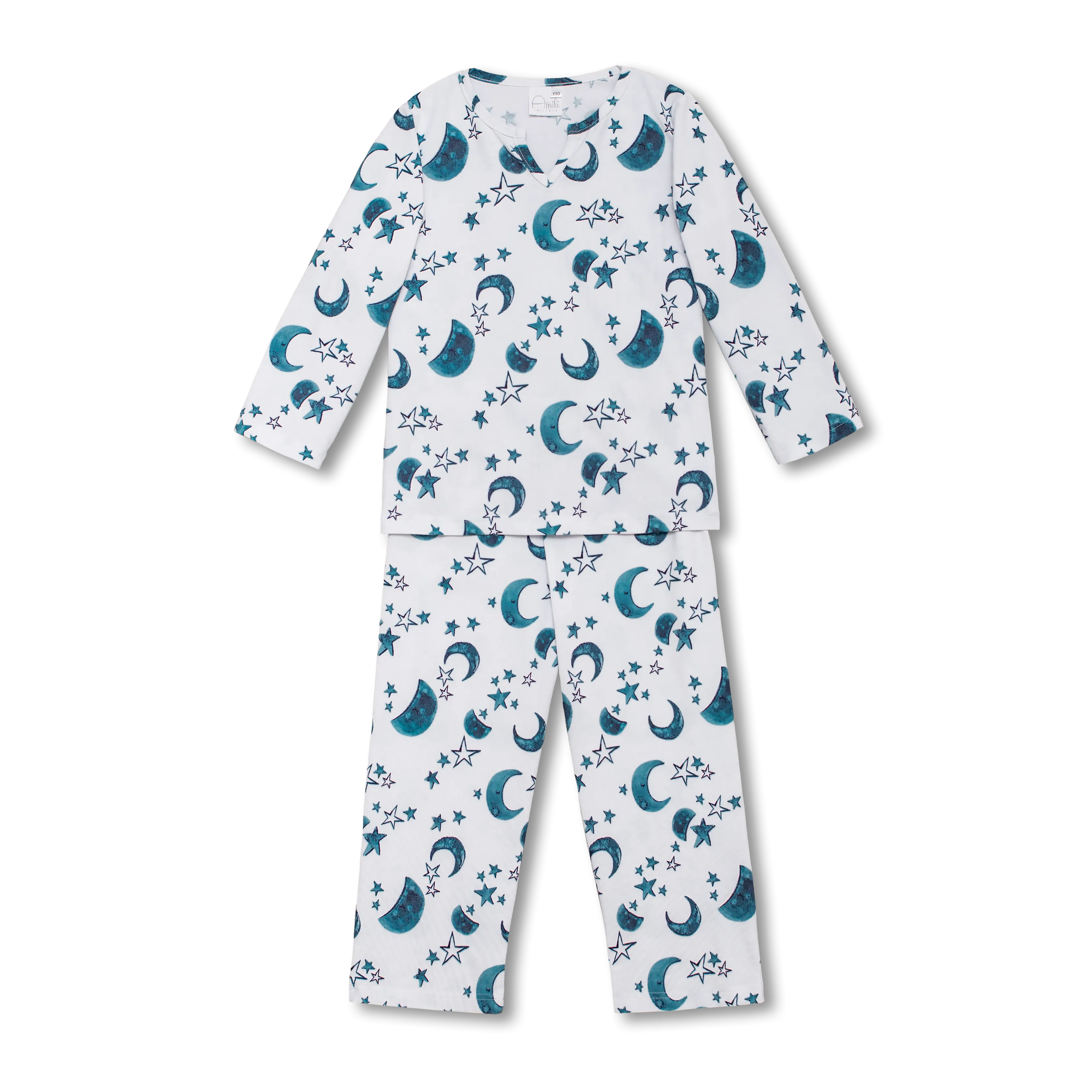 CHRIS - BOYS' PYJAMA SET IN BLUE STARS