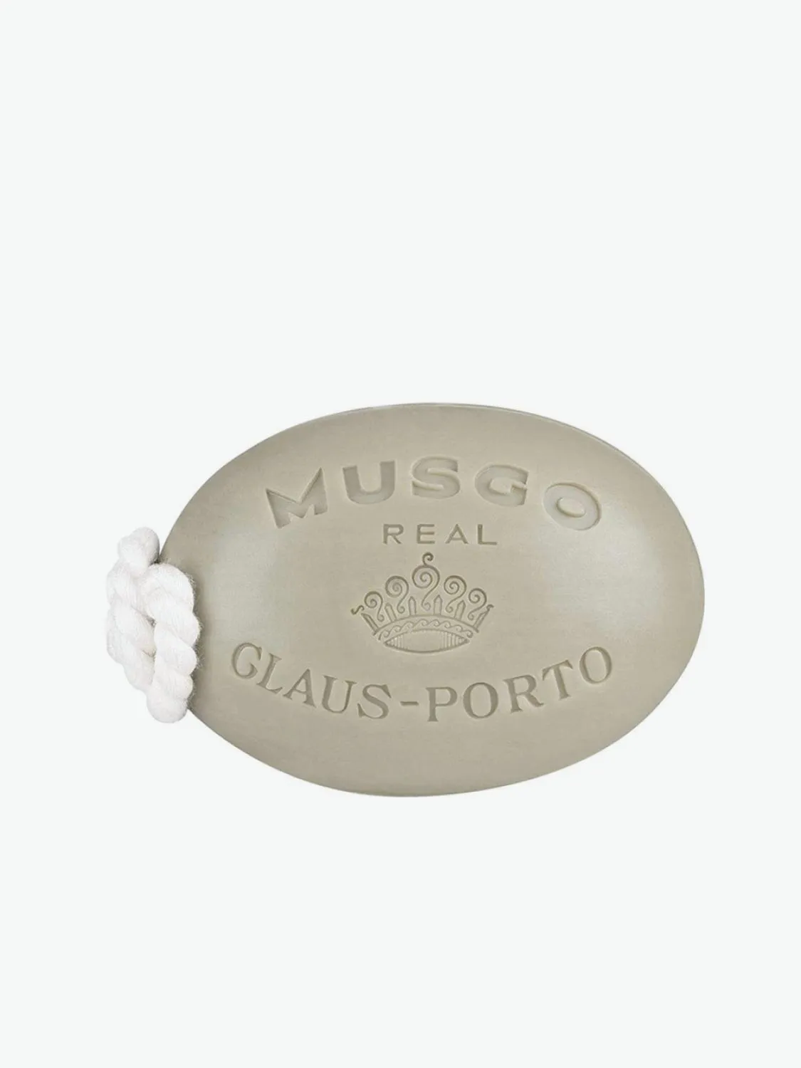 Claus Porto Musgo Real Cleansing Bar Soap on a Rope Oak Moss