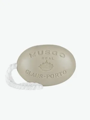 Claus Porto Musgo Real Cleansing Bar Soap on a Rope Oak Moss