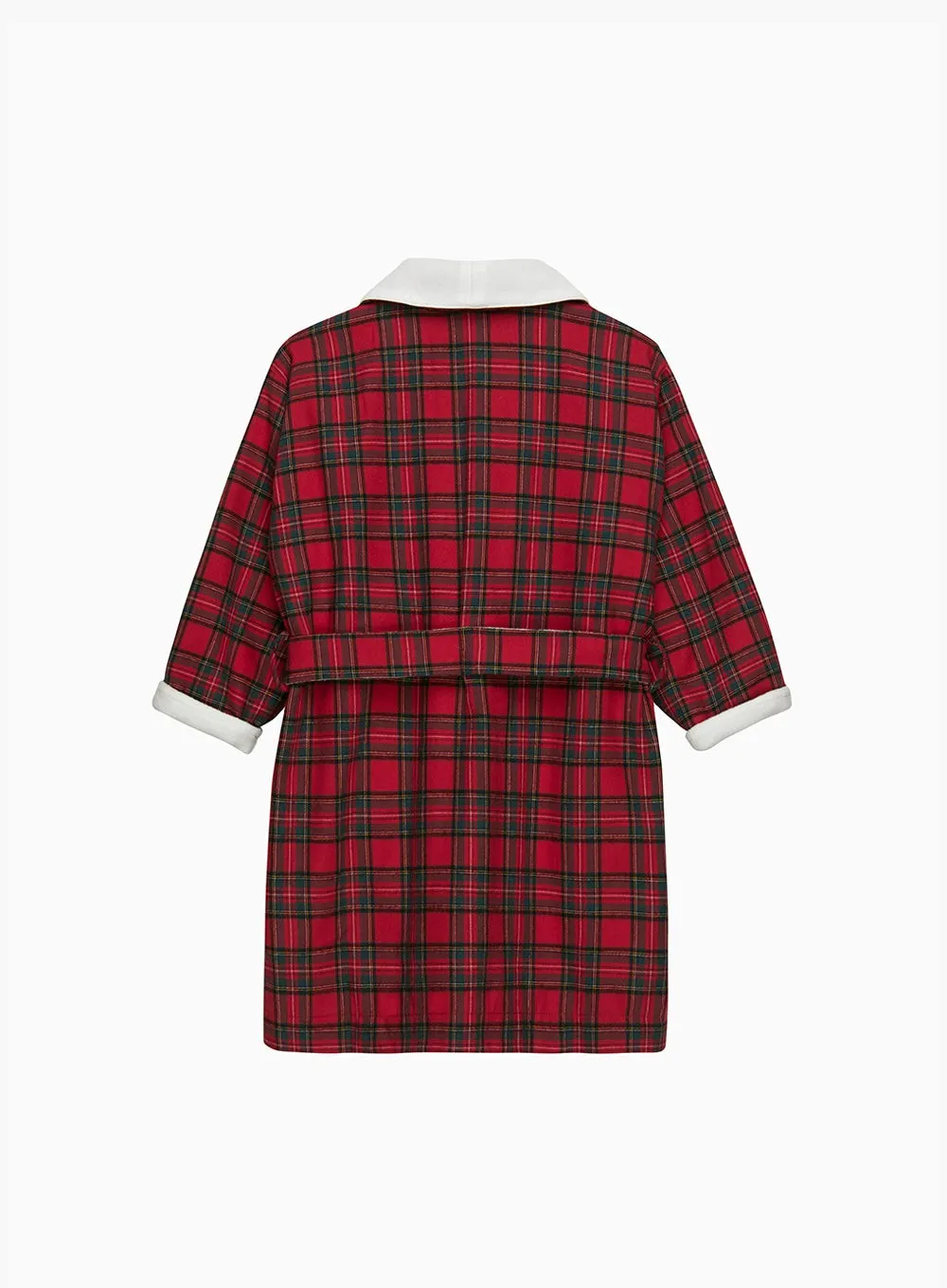 Cosy Tartan Bathrobe