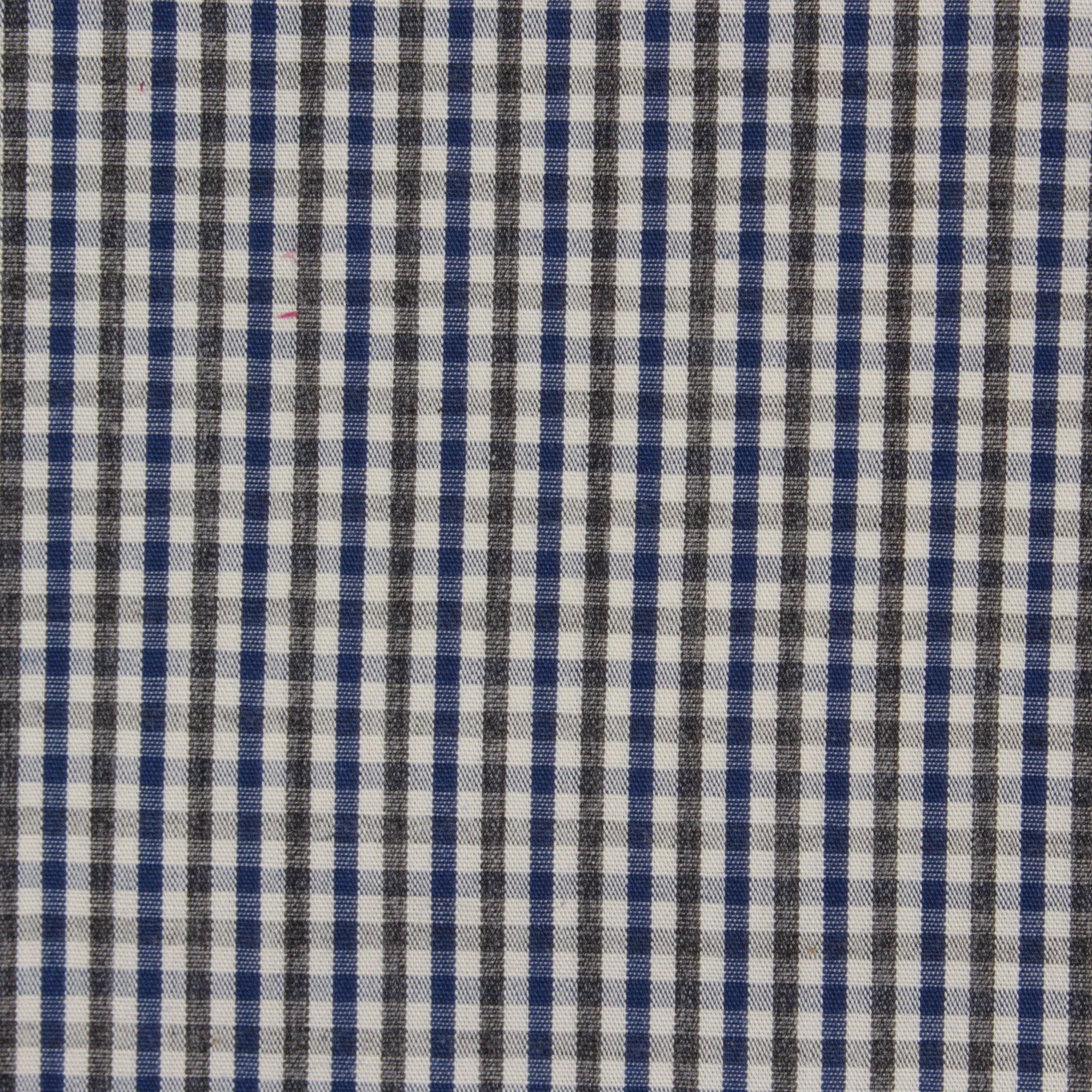 Cotton Micro Vichy Poplin for Shirts