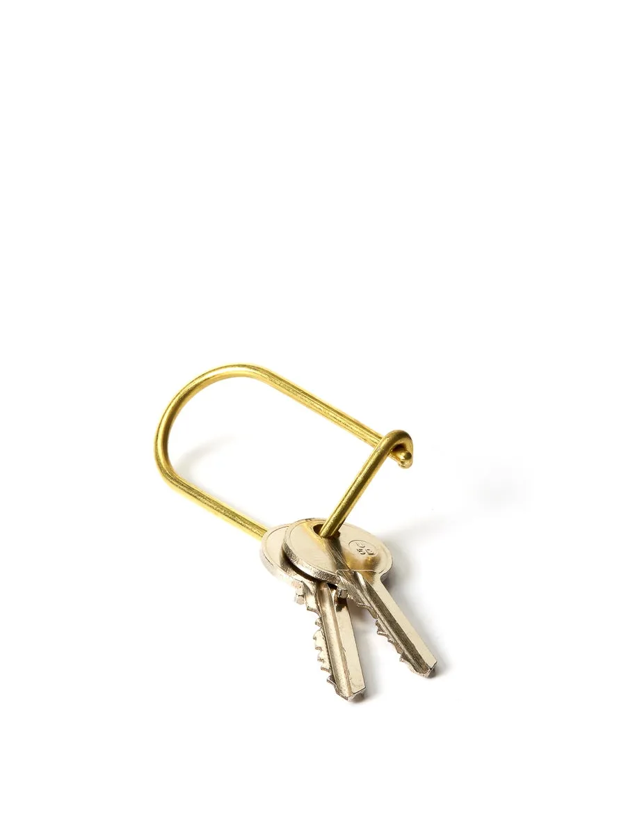 Craighill Wilson Keyring Brass