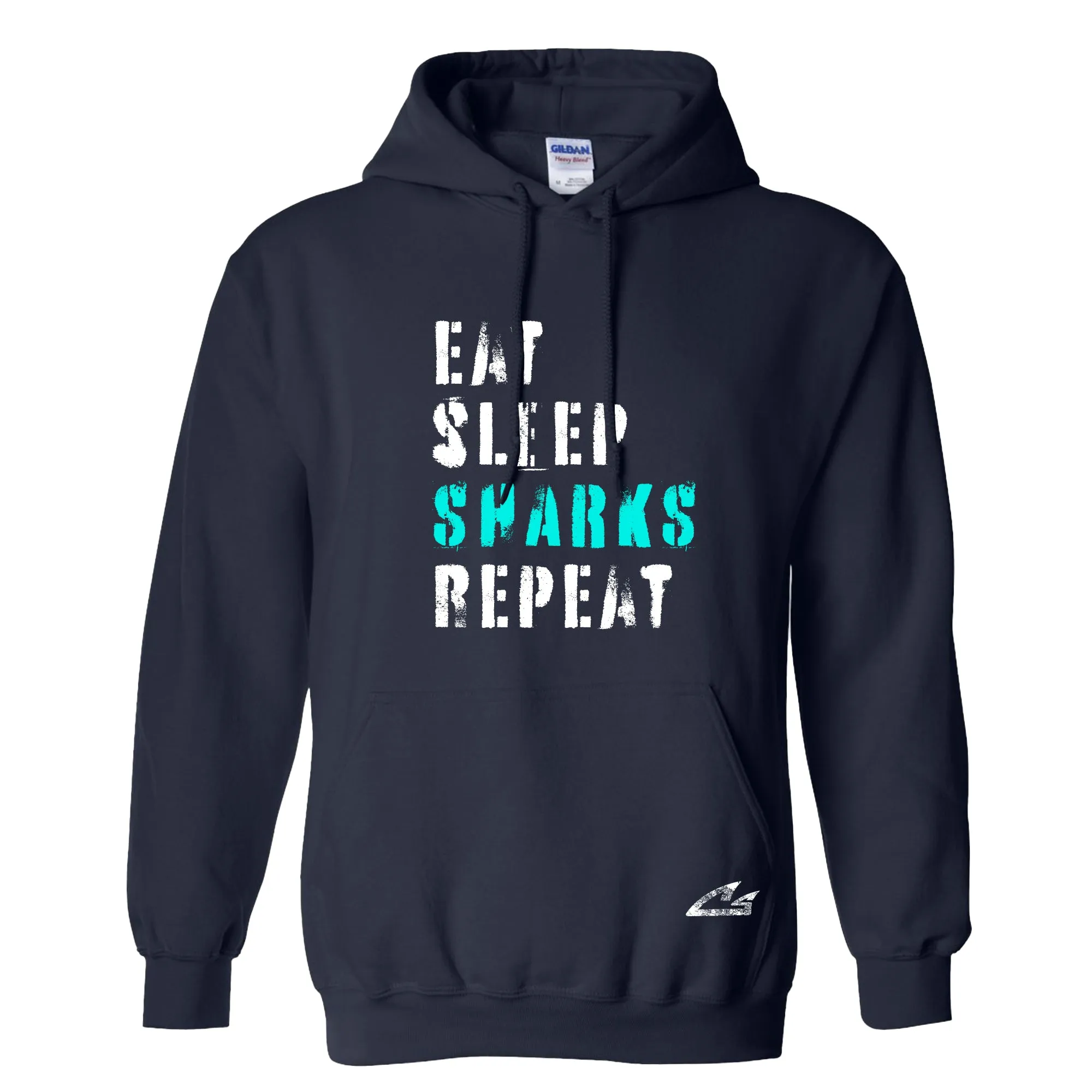 CSS - Eat Sleep Sharks Repeat - Hoodie