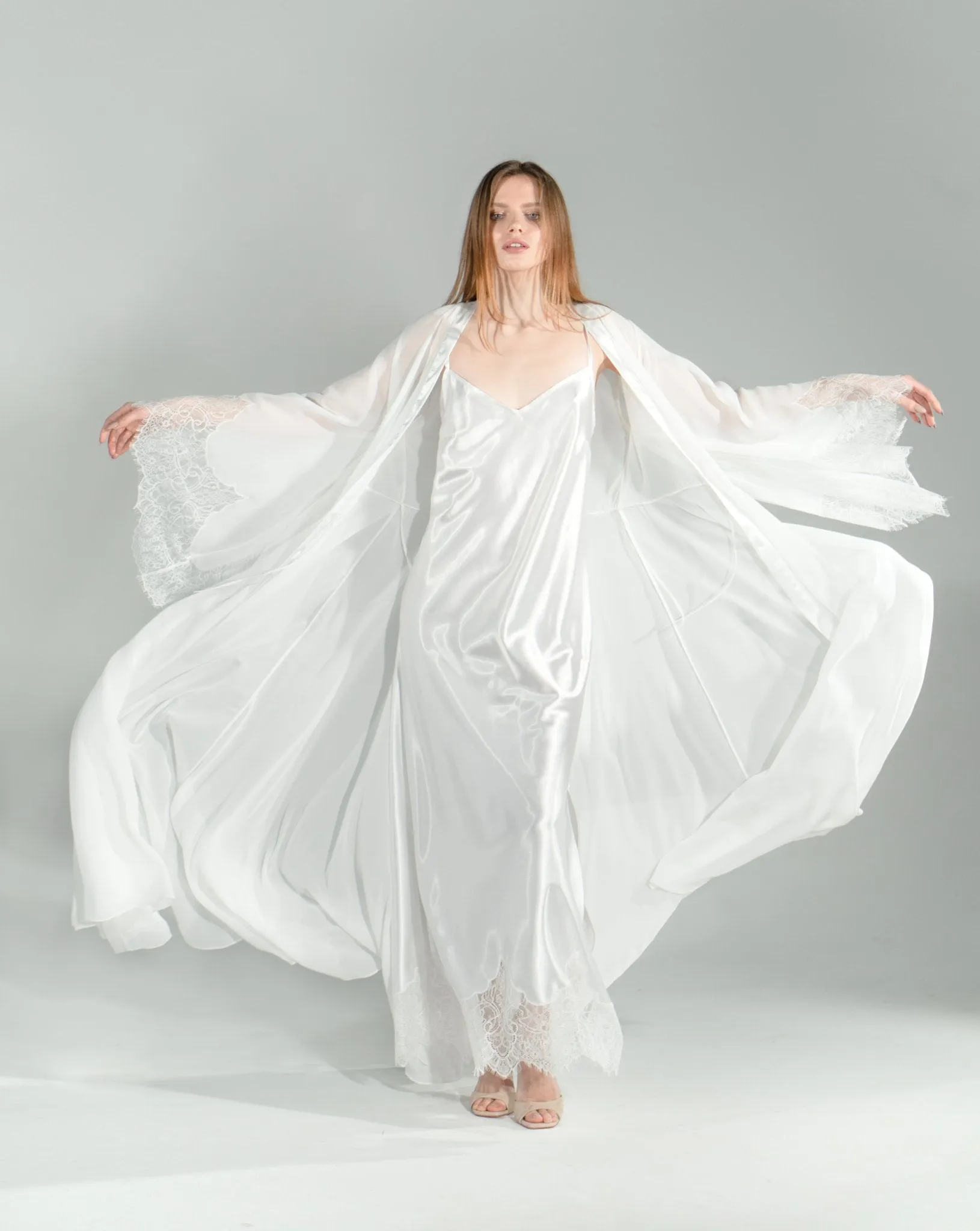 Dream Bride Robe and Nightgown