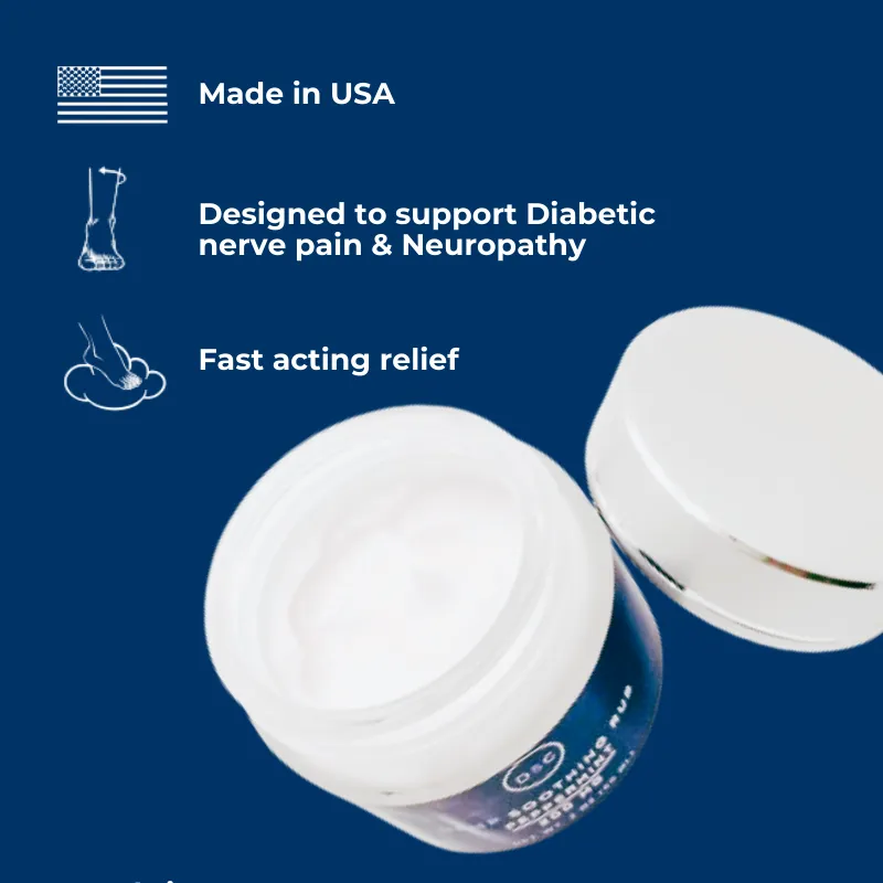 DSC Hemp Cream For Neuropathy Aches & Nerve Pain (Peppermint) by DIABETIC SOCK CLUB