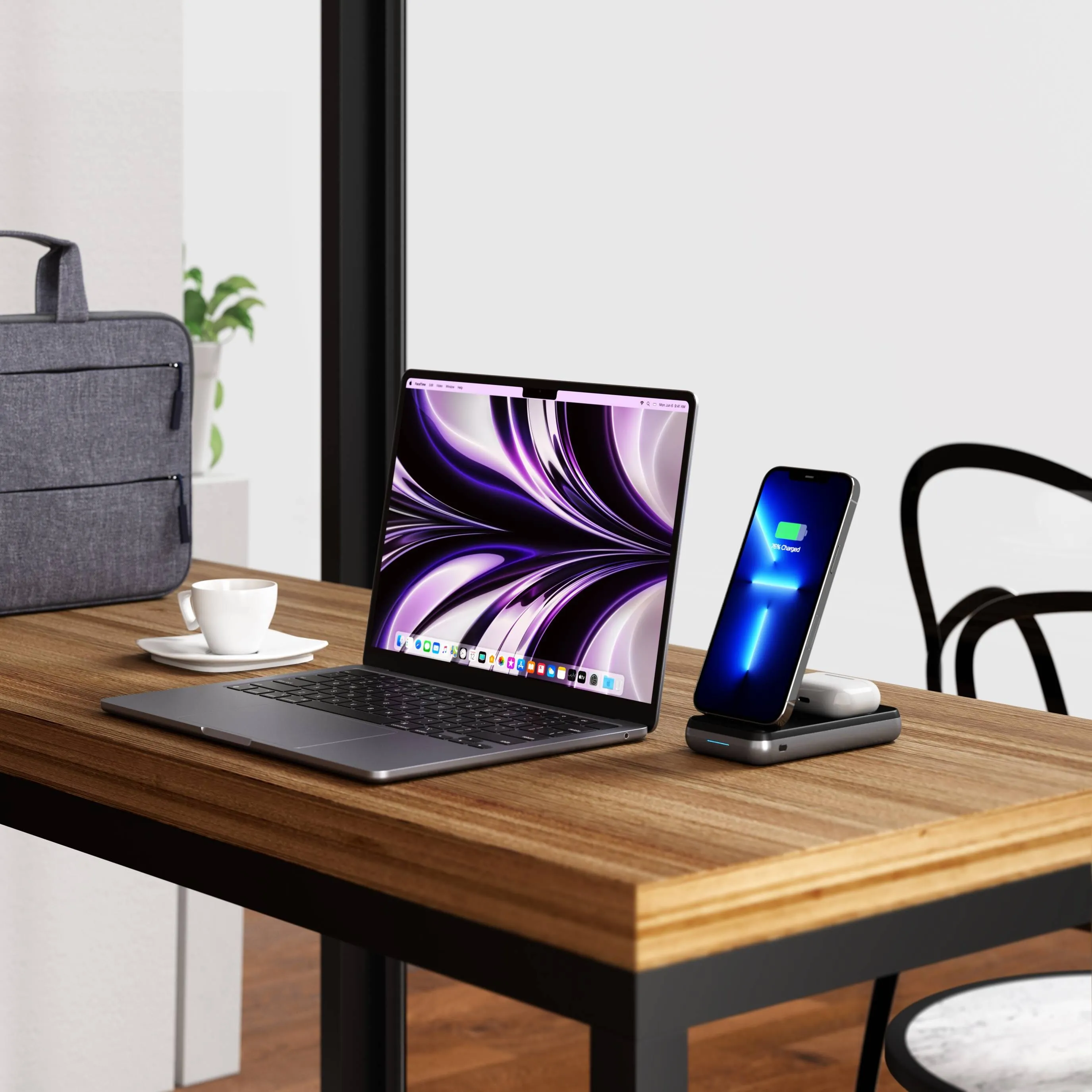 Duo Wireless Charger Power Stand