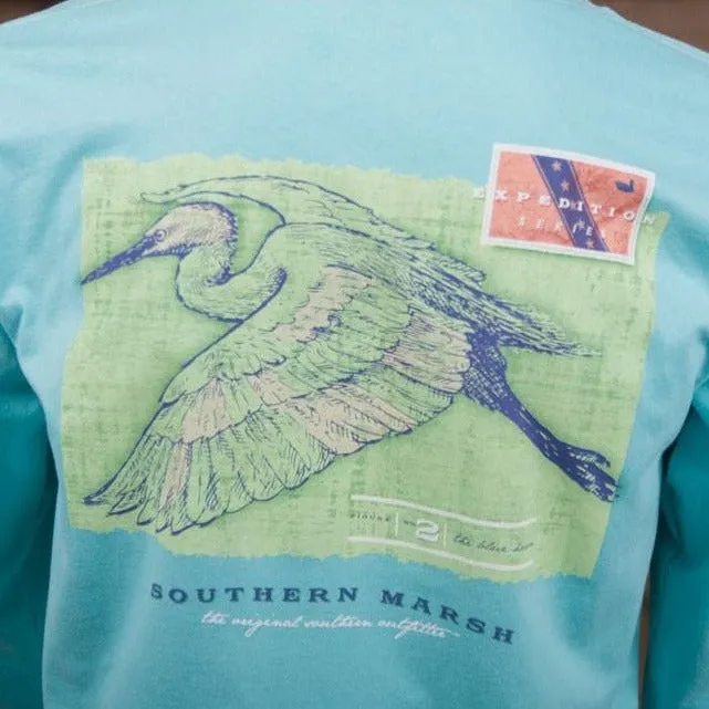 Expedition Series Tee - Heron - Long Sleeve