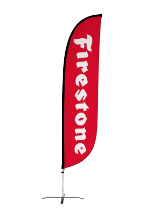 Firestone Feather Flag