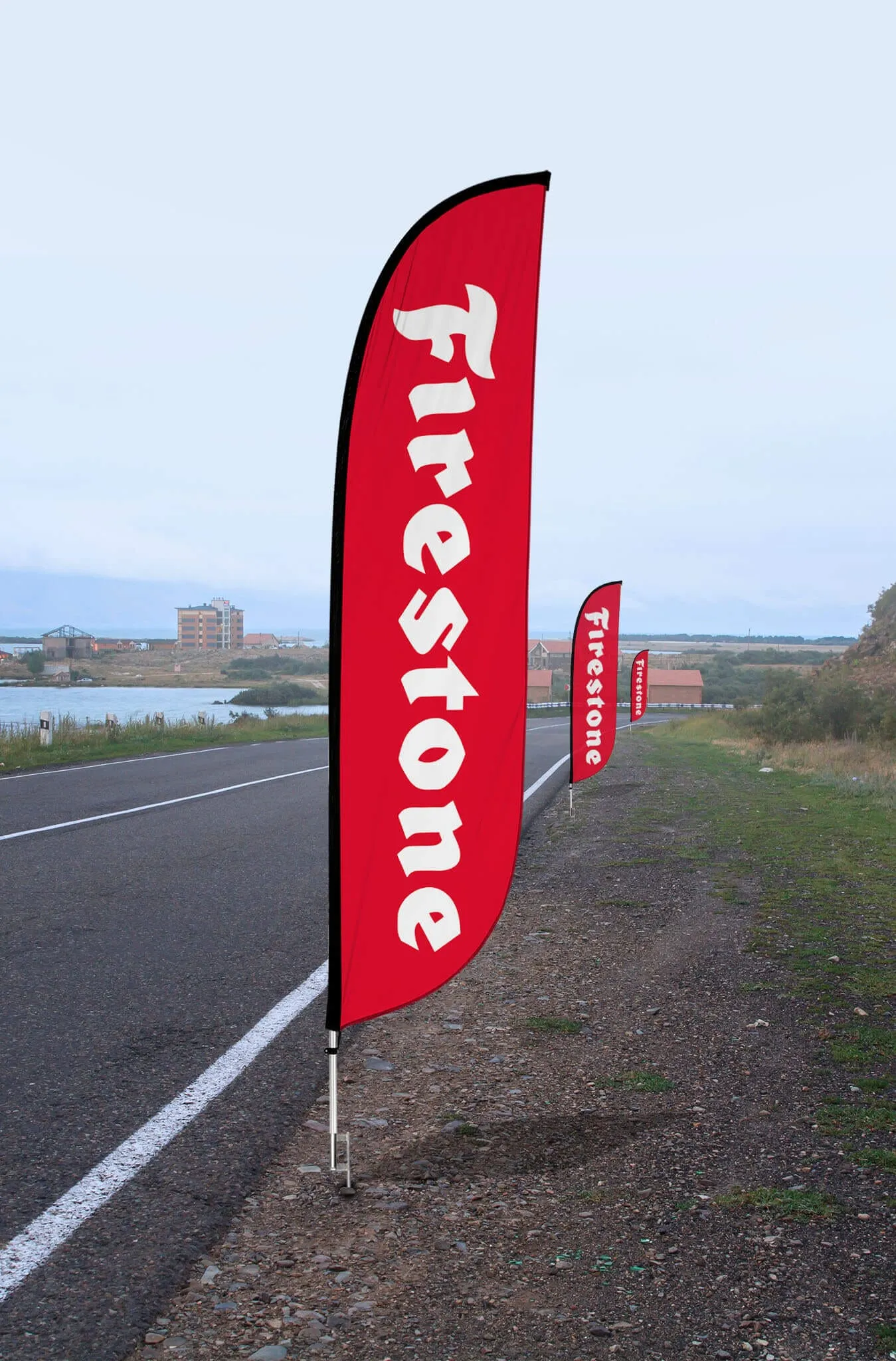 Firestone Feather Flag