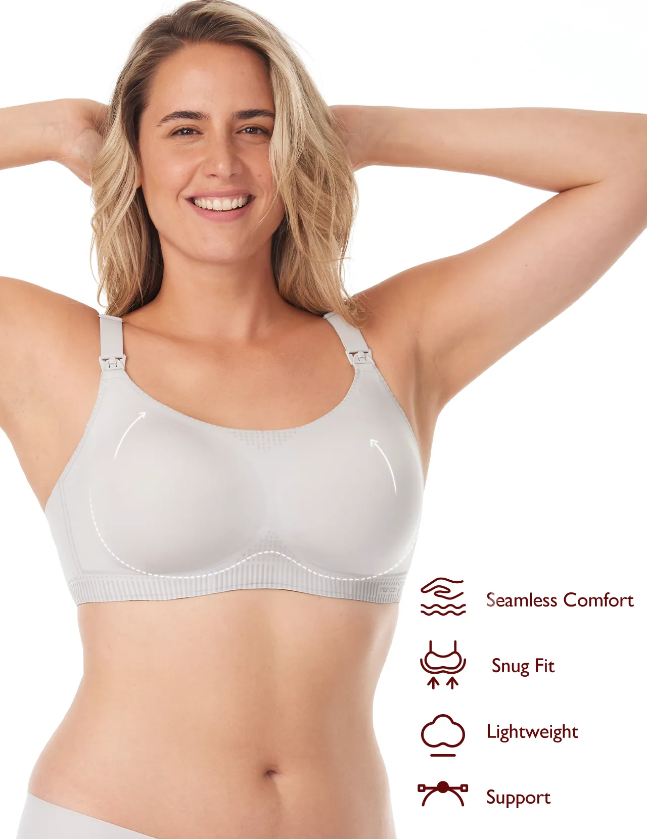 Function - U Liquid Spandex Printed Nursing Bra with Performax™ Technology