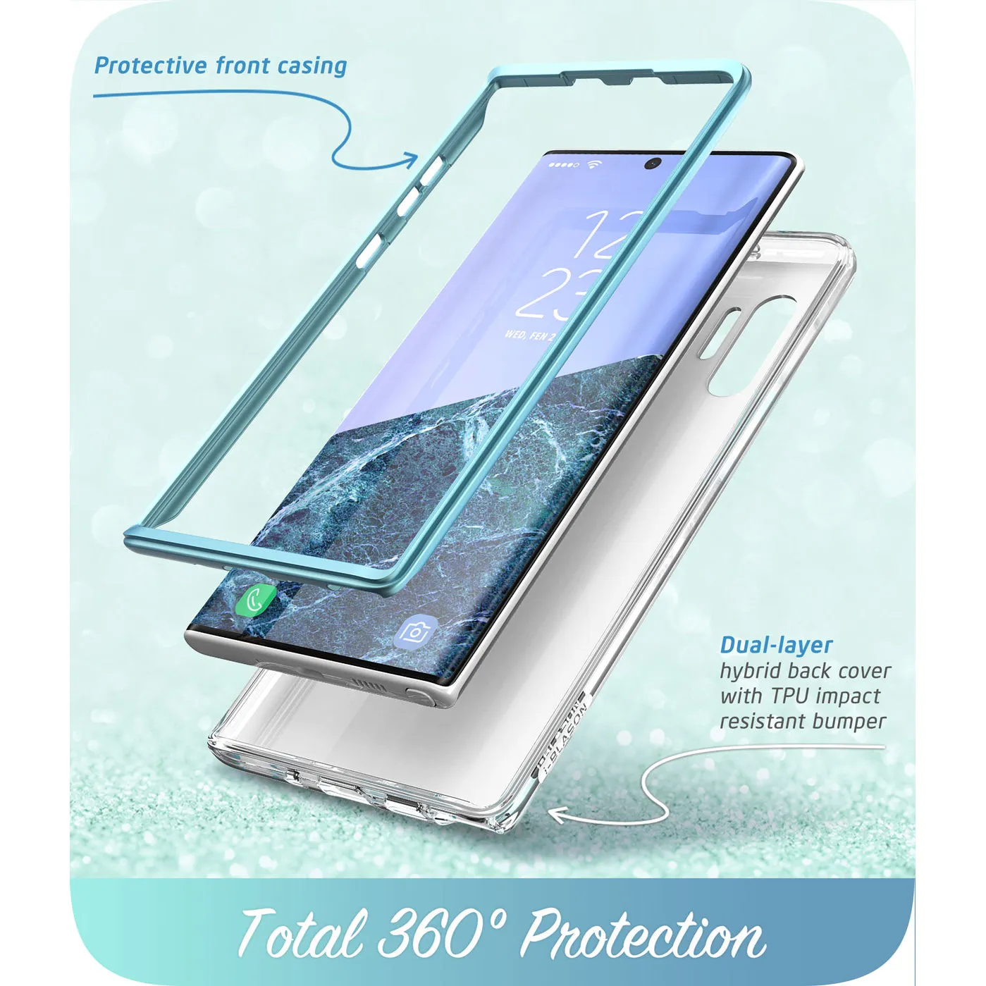 Galaxy Note10 Cosmo Case - Ocean Blue