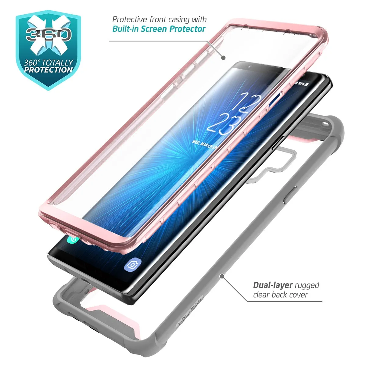 Galaxy Note9 Ares Case - Pink