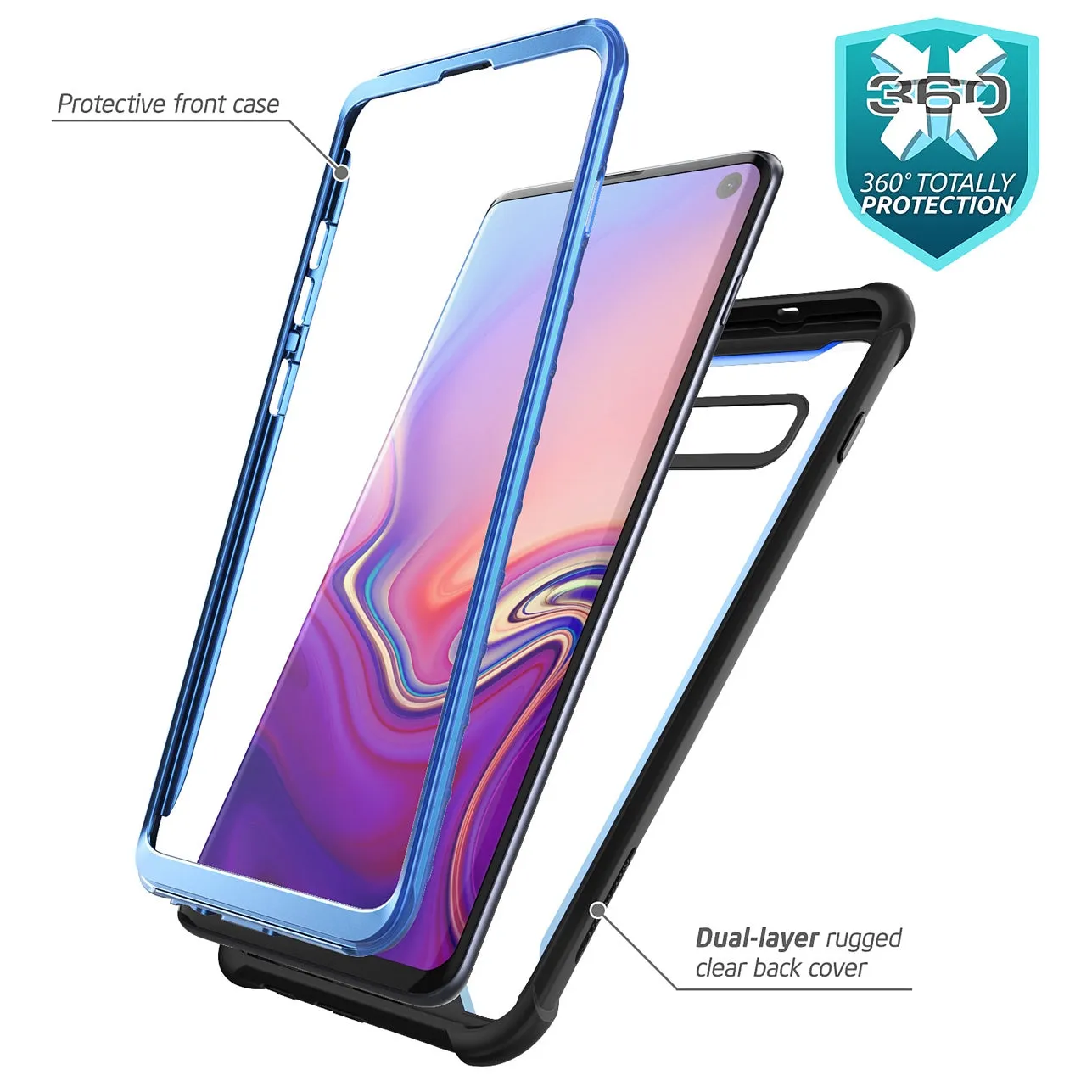 Galaxy S10 Ares Case - Blue