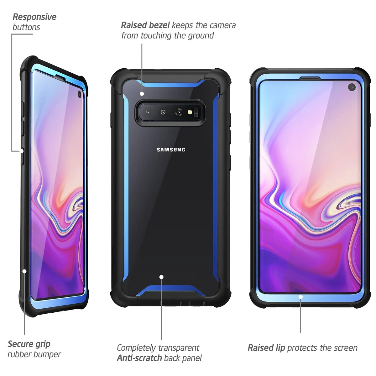 Galaxy S10 Ares Case - Blue