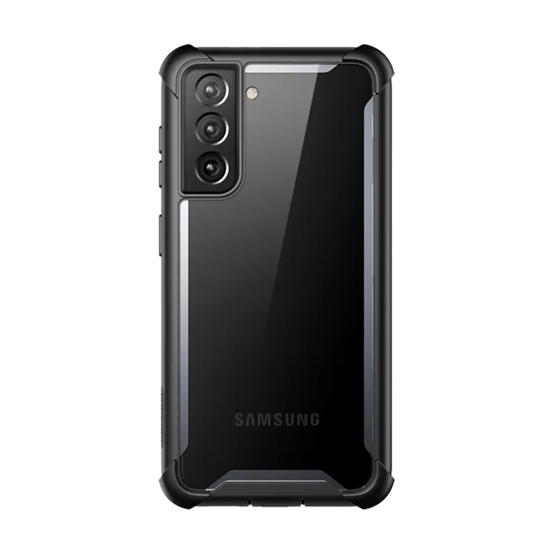 Galaxy S21 Ares Clear Rugged Case - Black