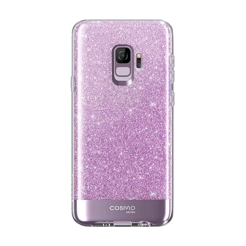 Galaxy S9 Cosmo Case - Glitter Purple