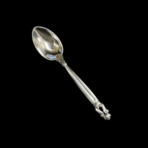 Georg Jensen Acorn 925 Sterling Silver Small Teaspoon