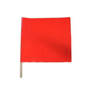 HANDHELD SAFETY FLAGS - 18 X 18"