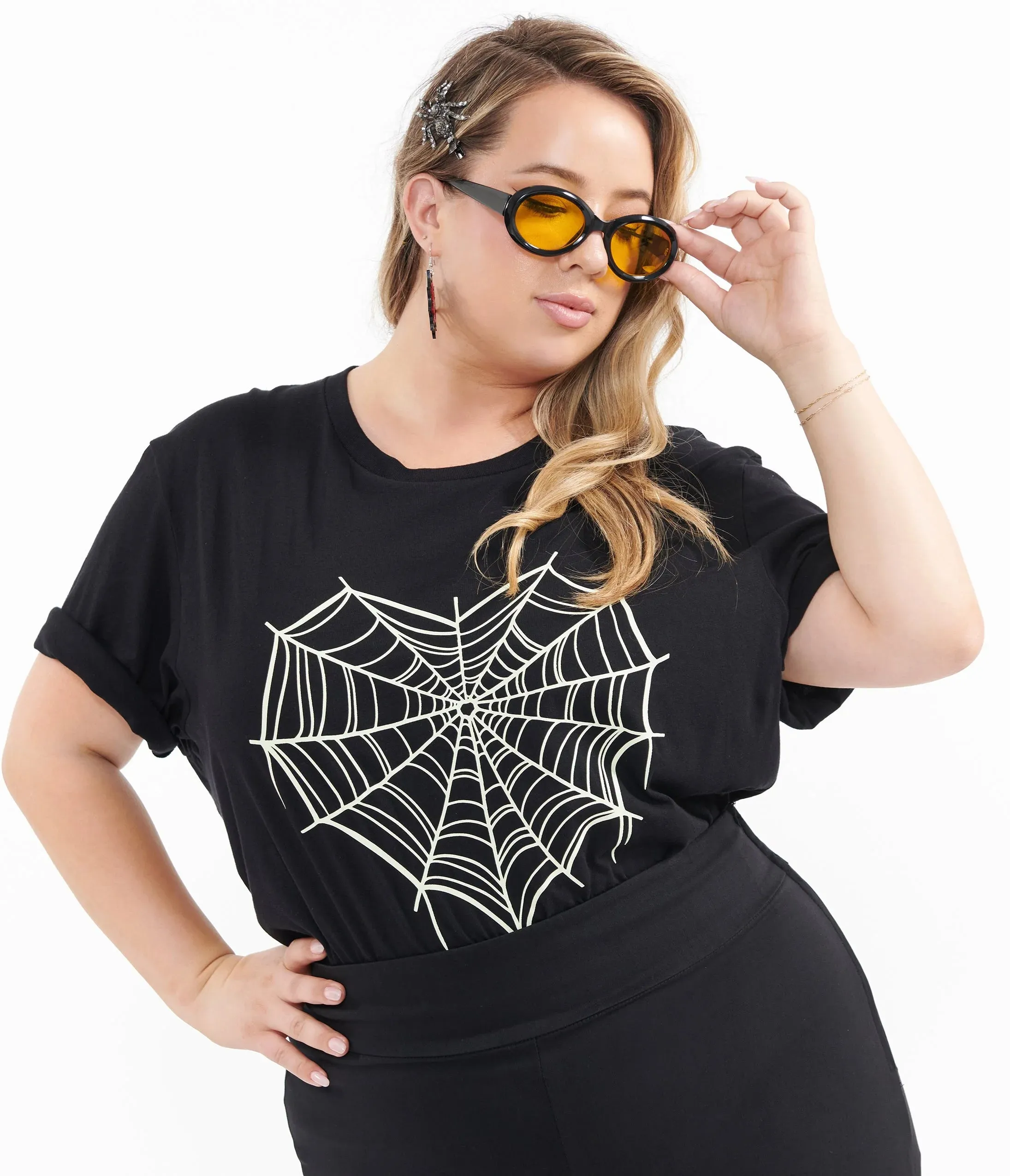 Heart Spider Web Tee - Unisex Shirt