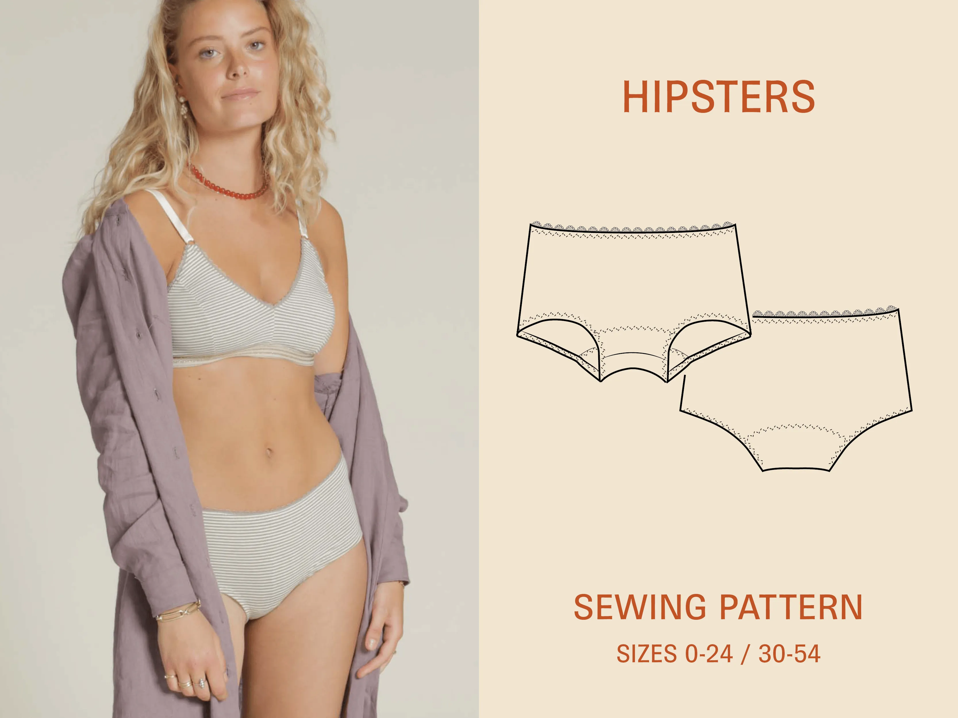 Hipster underwear Pattern