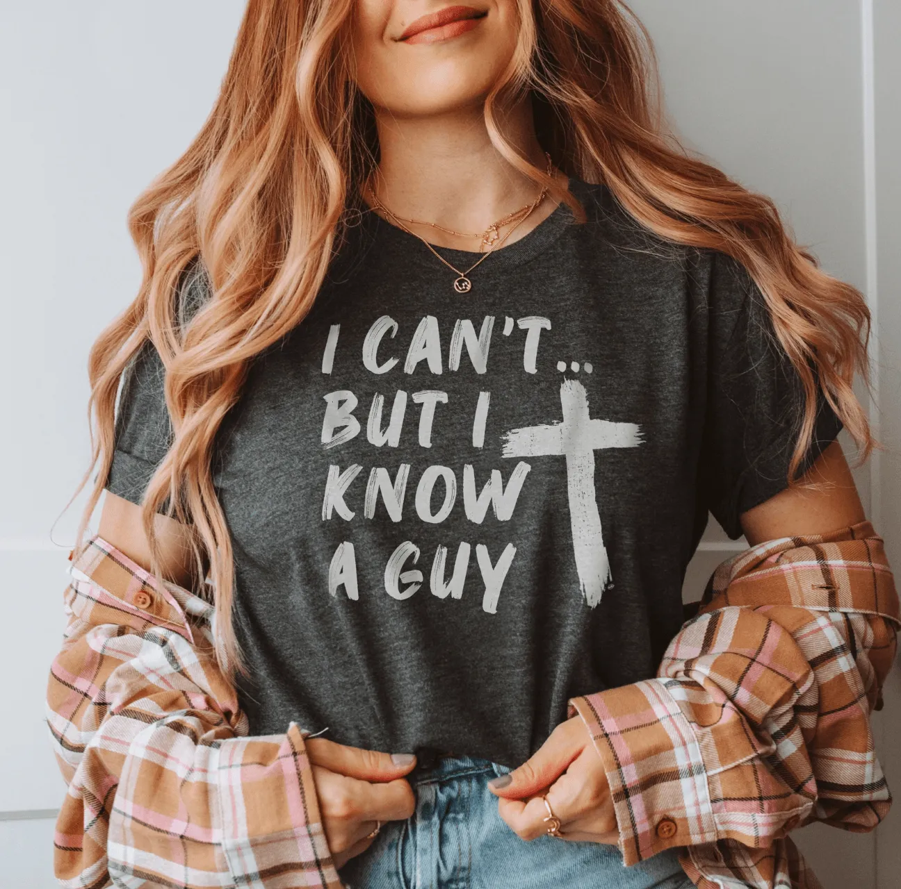 I CAN'T BUT I KNOW A GUY TEE