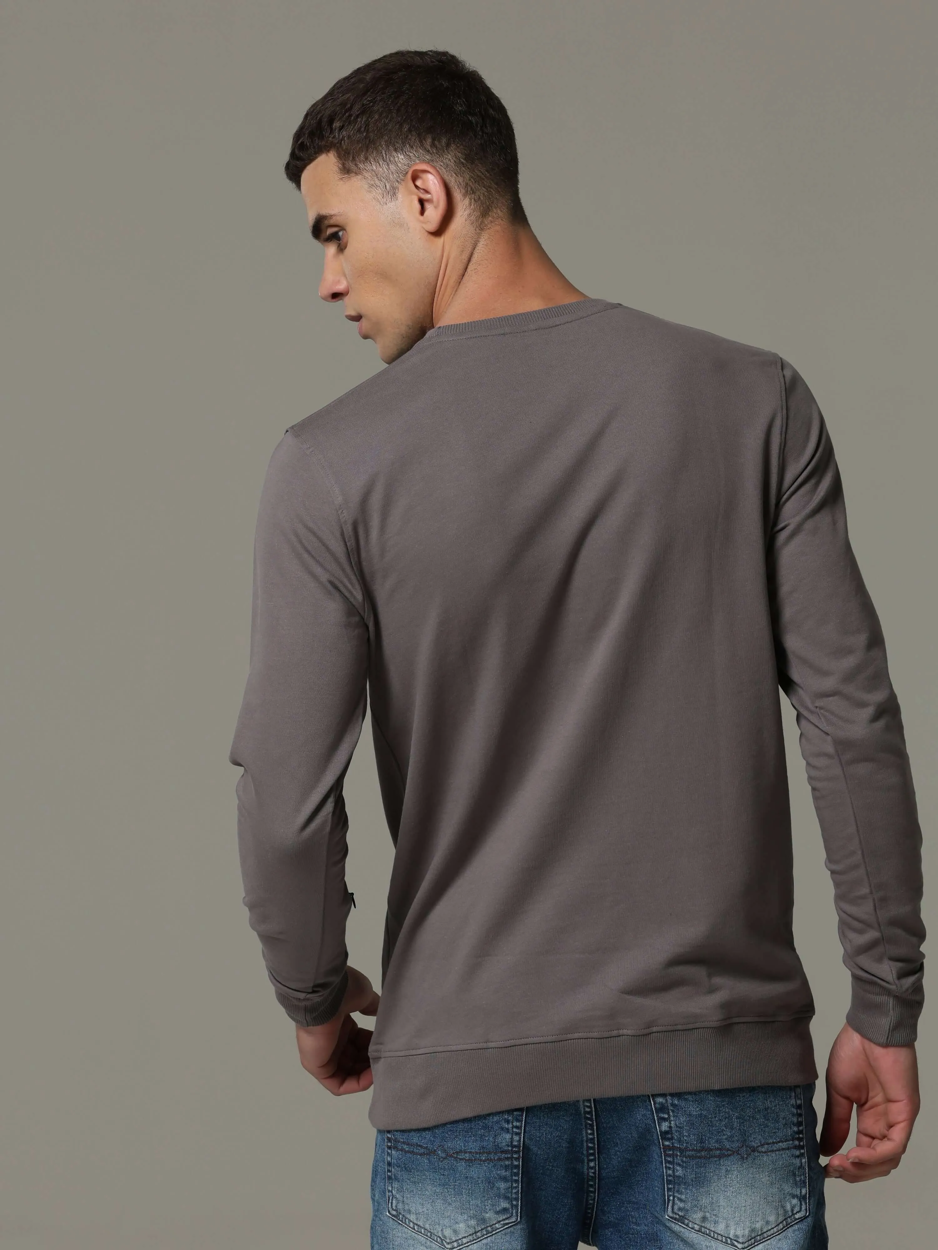 Invisible Steel Grey Sweat Shirt