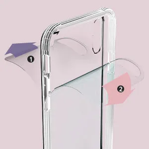 iPhone Xs Max Case Crystal Chrome Clear Series