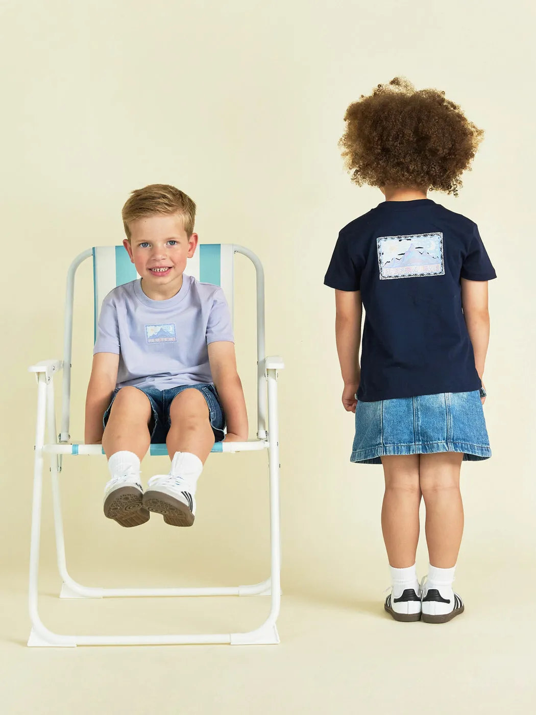 Kids Elara Tee Navy